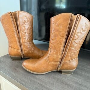 Kohl's Tan Kids Western Boots